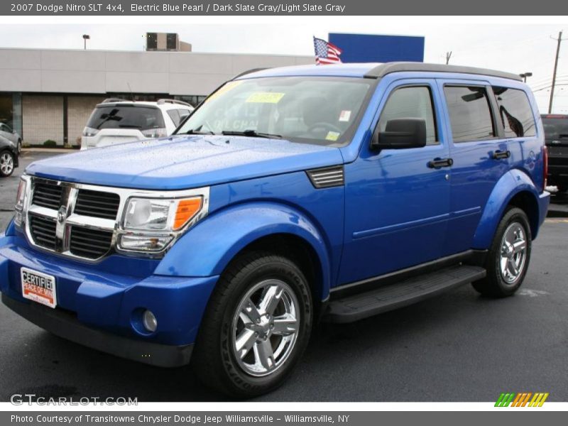 Electric Blue Pearl / Dark Slate Gray/Light Slate Gray 2007 Dodge Nitro SLT 4x4