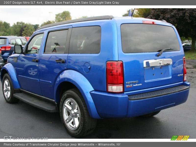 Electric Blue Pearl / Dark Slate Gray/Light Slate Gray 2007 Dodge Nitro SLT 4x4