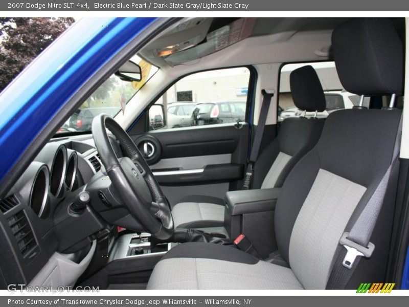 Electric Blue Pearl / Dark Slate Gray/Light Slate Gray 2007 Dodge Nitro SLT 4x4