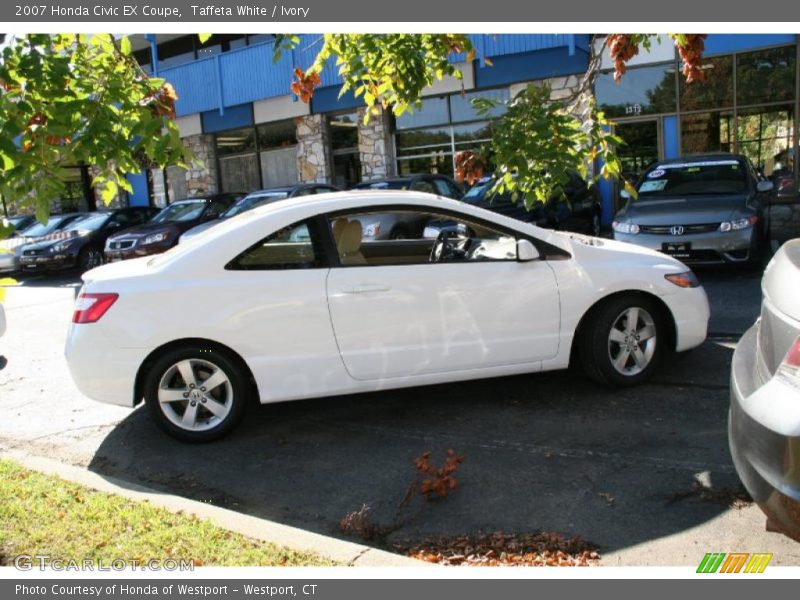 Taffeta White / Ivory 2007 Honda Civic EX Coupe