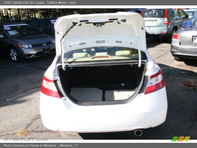 Taffeta White / Ivory 2007 Honda Civic EX Coupe
