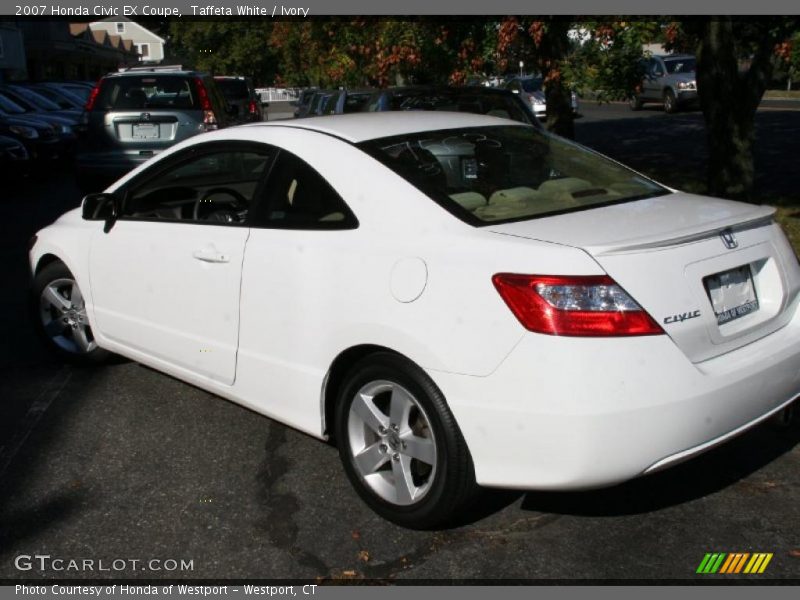 Taffeta White / Ivory 2007 Honda Civic EX Coupe