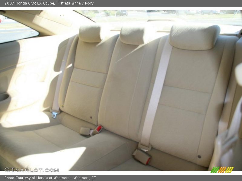 Taffeta White / Ivory 2007 Honda Civic EX Coupe