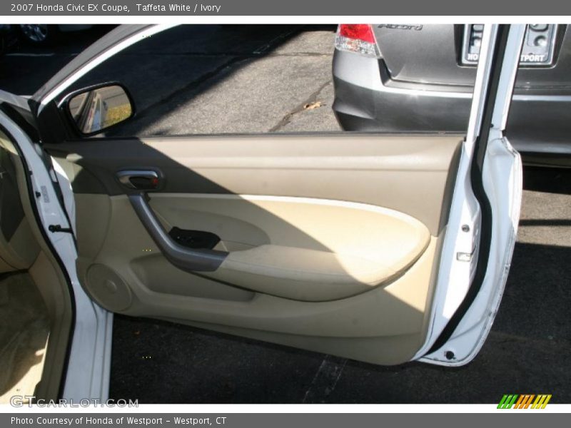 Taffeta White / Ivory 2007 Honda Civic EX Coupe