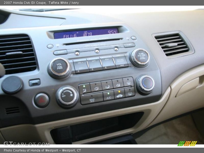 Taffeta White / Ivory 2007 Honda Civic EX Coupe