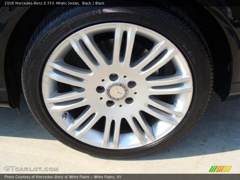 Black / Black 2008 Mercedes-Benz E 350 4Matic Sedan