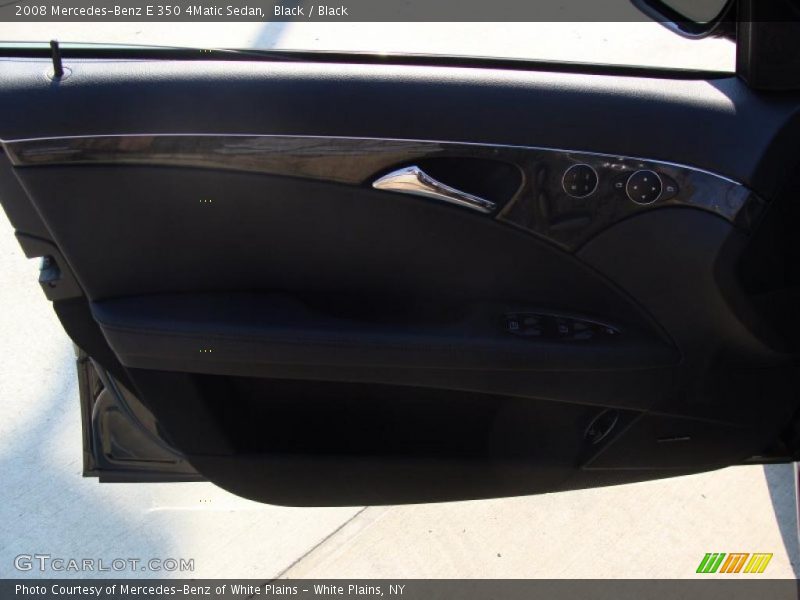 Black / Black 2008 Mercedes-Benz E 350 4Matic Sedan