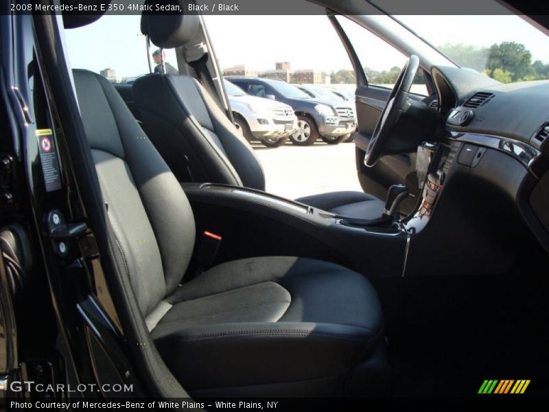 Black / Black 2008 Mercedes-Benz E 350 4Matic Sedan