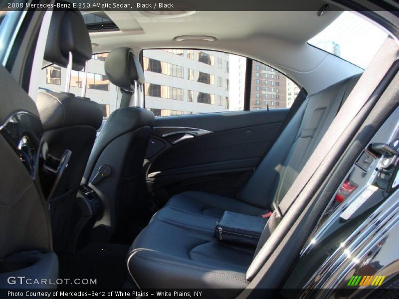 Black / Black 2008 Mercedes-Benz E 350 4Matic Sedan