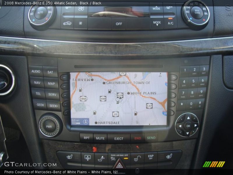 Black / Black 2008 Mercedes-Benz E 350 4Matic Sedan