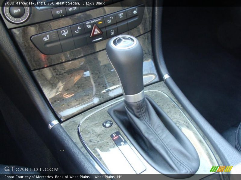 Black / Black 2008 Mercedes-Benz E 350 4Matic Sedan
