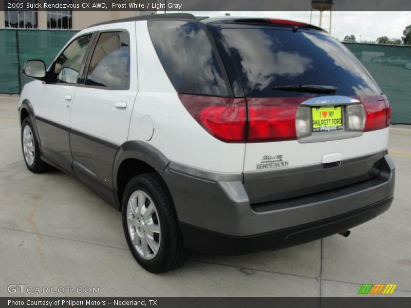 Frost White / Light Gray 2005 Buick Rendezvous CX AWD