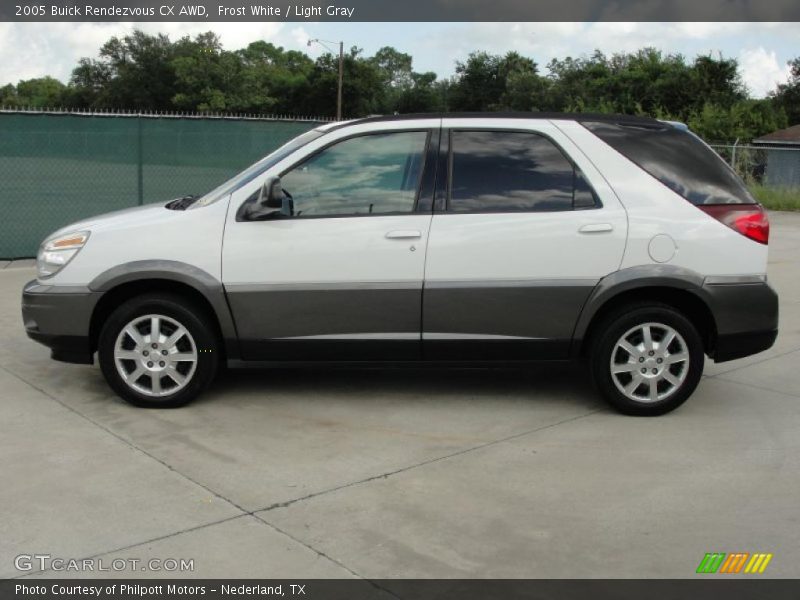 Frost White / Light Gray 2005 Buick Rendezvous CX AWD
