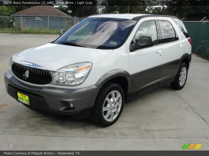 Frost White / Light Gray 2005 Buick Rendezvous CX AWD