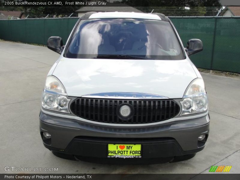 Frost White / Light Gray 2005 Buick Rendezvous CX AWD