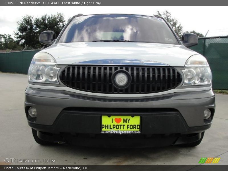 Frost White / Light Gray 2005 Buick Rendezvous CX AWD