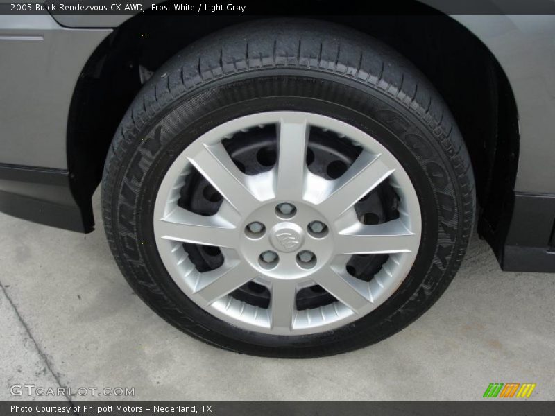 Frost White / Light Gray 2005 Buick Rendezvous CX AWD