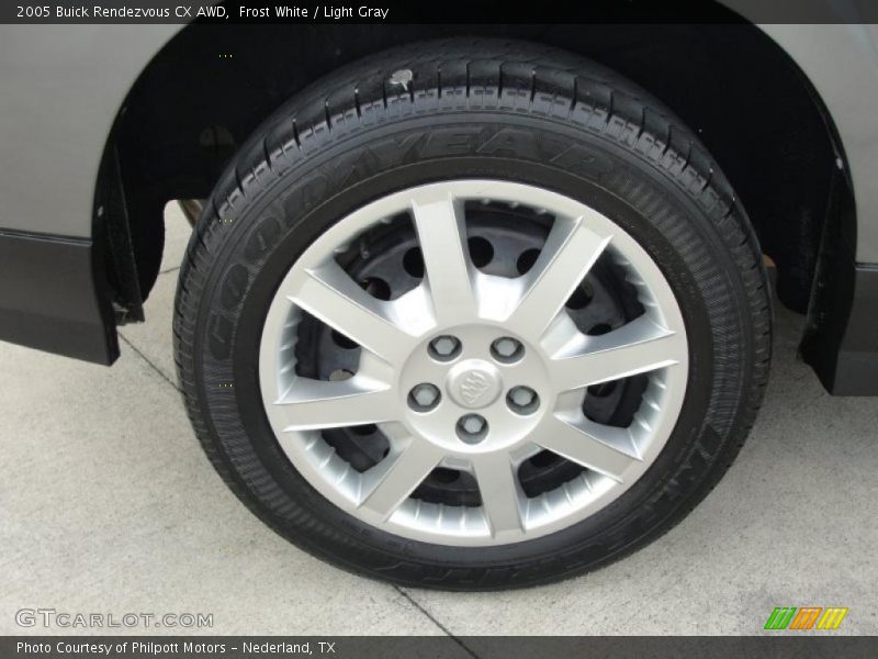 Frost White / Light Gray 2005 Buick Rendezvous CX AWD