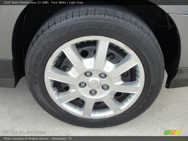 Frost White / Light Gray 2005 Buick Rendezvous CX AWD