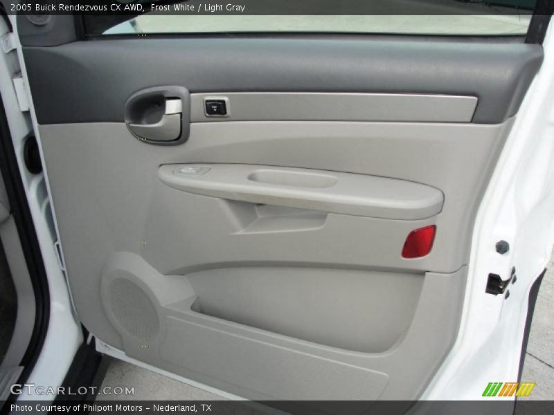 Frost White / Light Gray 2005 Buick Rendezvous CX AWD