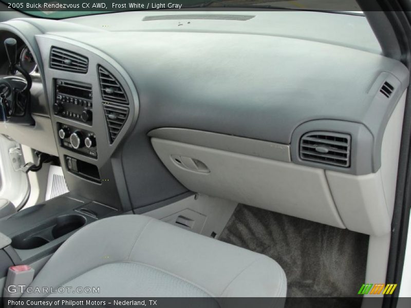 Frost White / Light Gray 2005 Buick Rendezvous CX AWD
