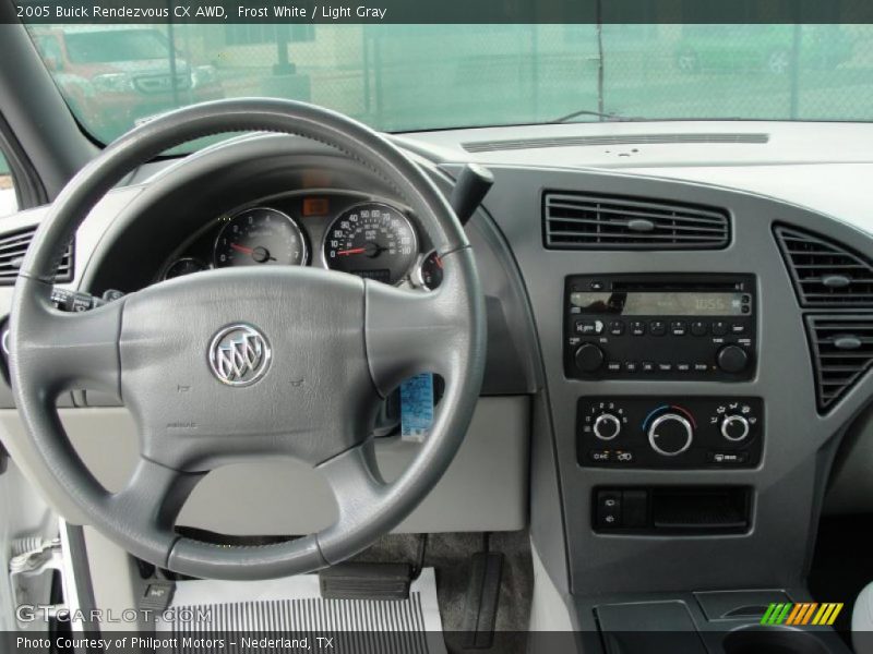 Frost White / Light Gray 2005 Buick Rendezvous CX AWD