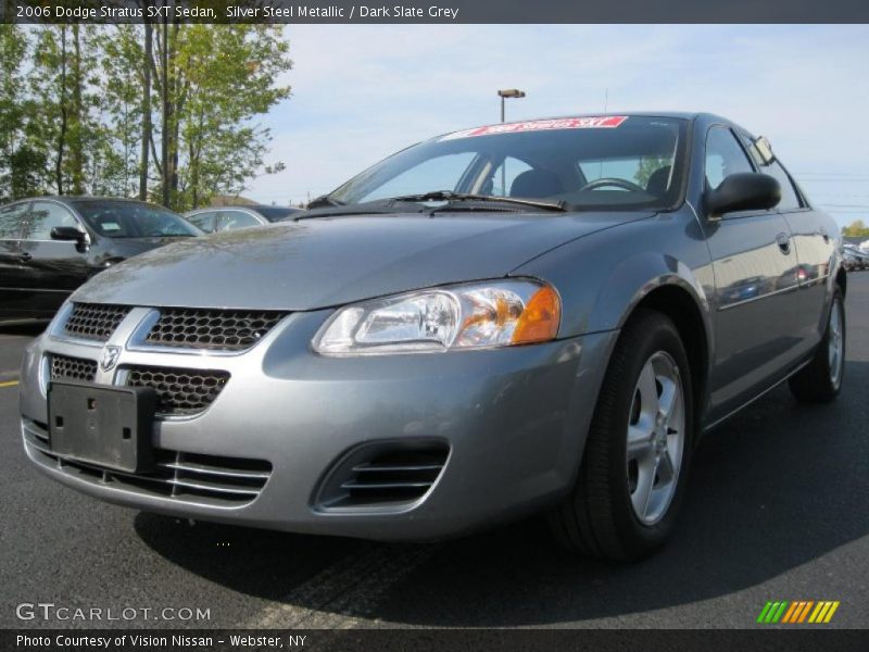 Silver Steel Metallic / Dark Slate Grey 2006 Dodge Stratus SXT Sedan