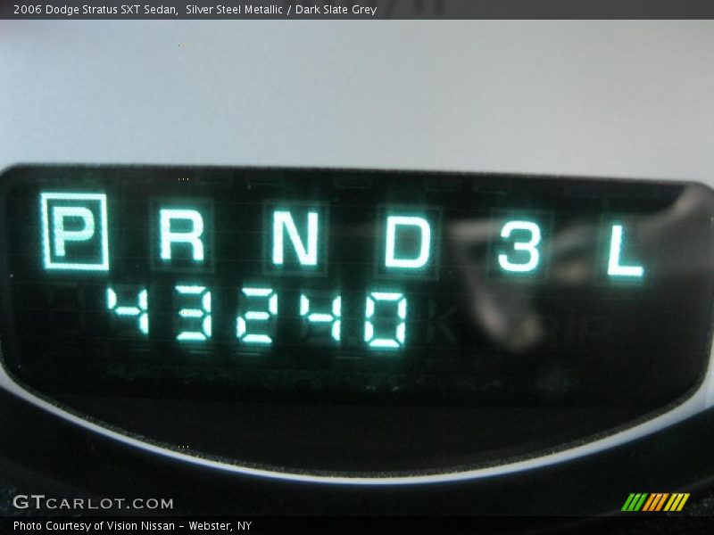 Silver Steel Metallic / Dark Slate Grey 2006 Dodge Stratus SXT Sedan