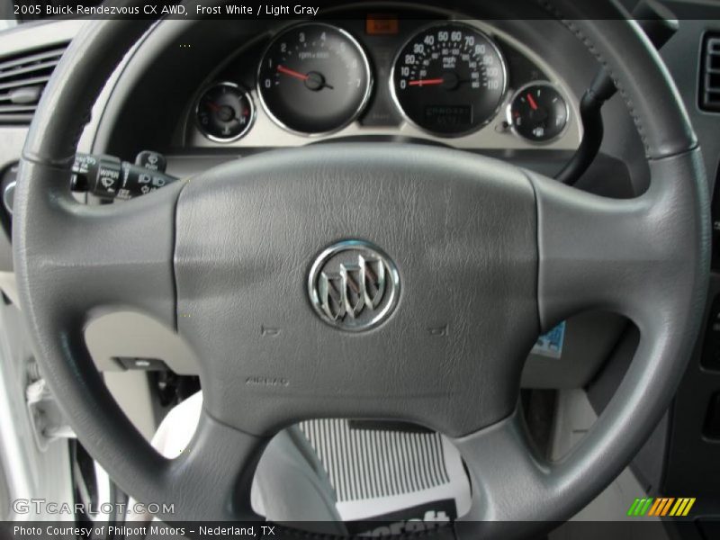 Frost White / Light Gray 2005 Buick Rendezvous CX AWD