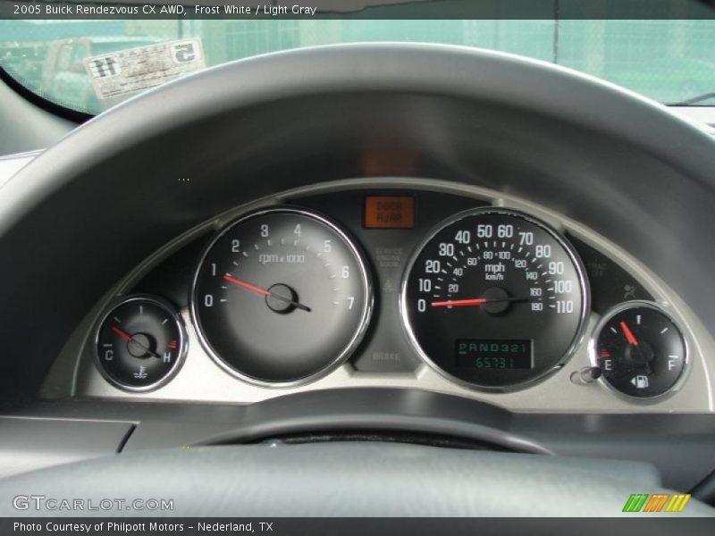 Frost White / Light Gray 2005 Buick Rendezvous CX AWD