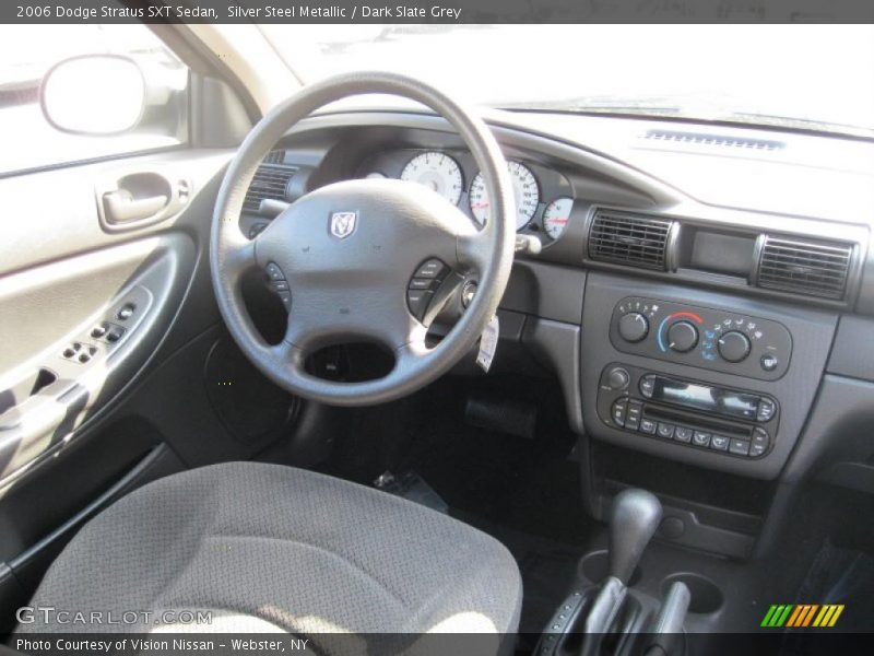 Silver Steel Metallic / Dark Slate Grey 2006 Dodge Stratus SXT Sedan