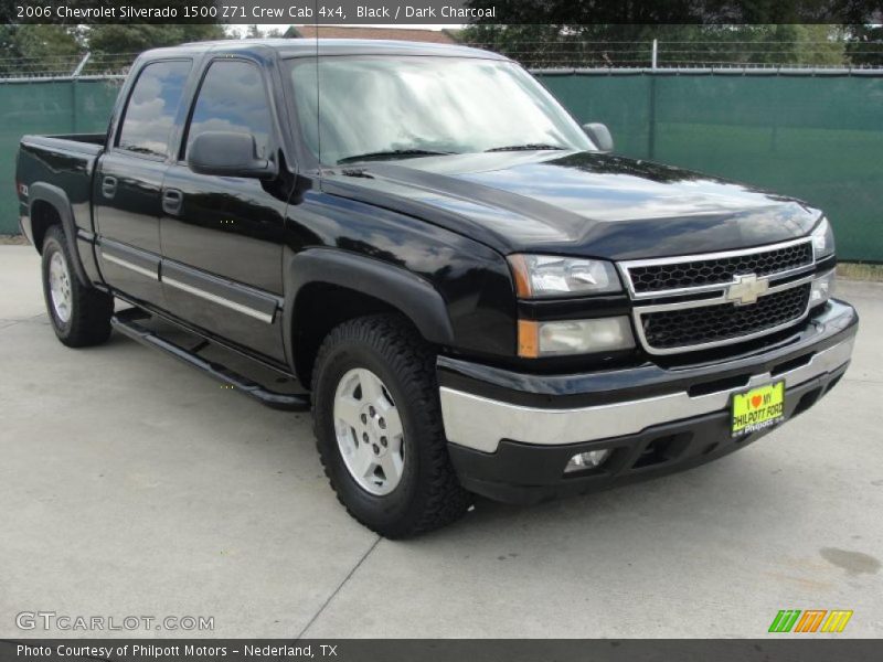 Black / Dark Charcoal 2006 Chevrolet Silverado 1500 Z71 Crew Cab 4x4