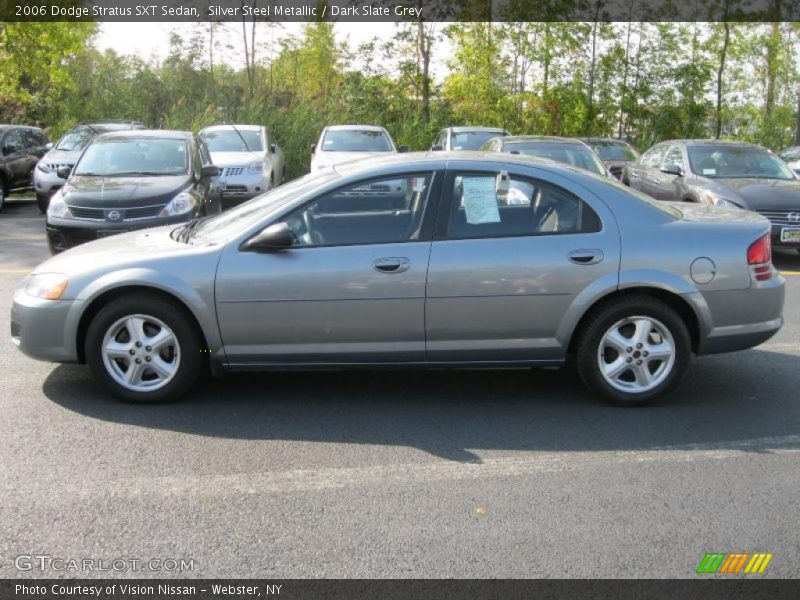 Silver Steel Metallic / Dark Slate Grey 2006 Dodge Stratus SXT Sedan