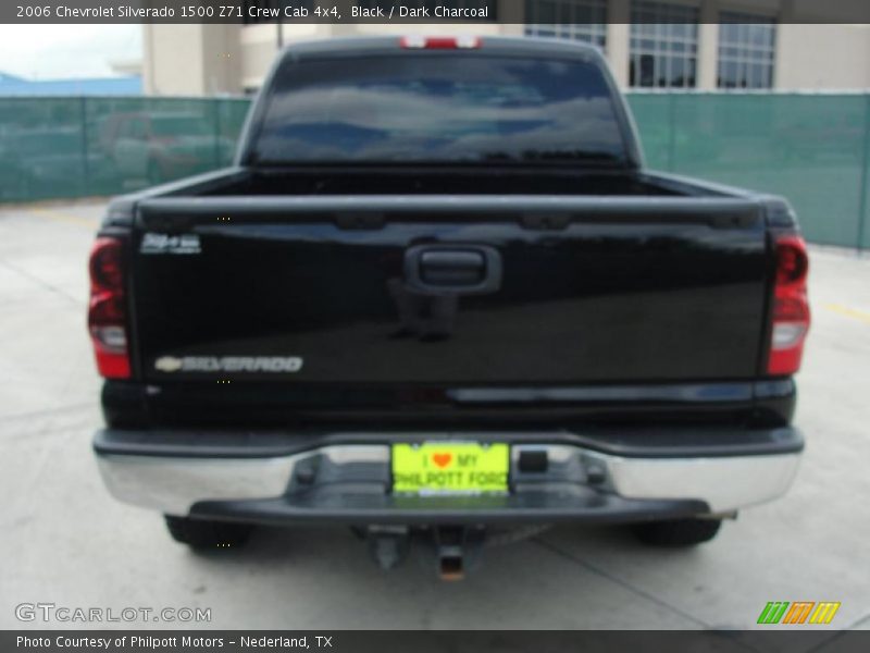 Black / Dark Charcoal 2006 Chevrolet Silverado 1500 Z71 Crew Cab 4x4