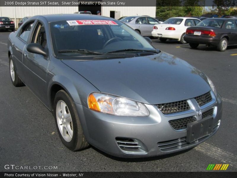 Silver Steel Metallic / Dark Slate Grey 2006 Dodge Stratus SXT Sedan