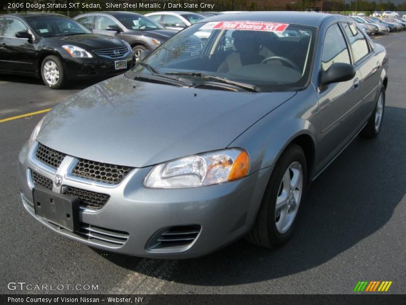 Silver Steel Metallic / Dark Slate Grey 2006 Dodge Stratus SXT Sedan