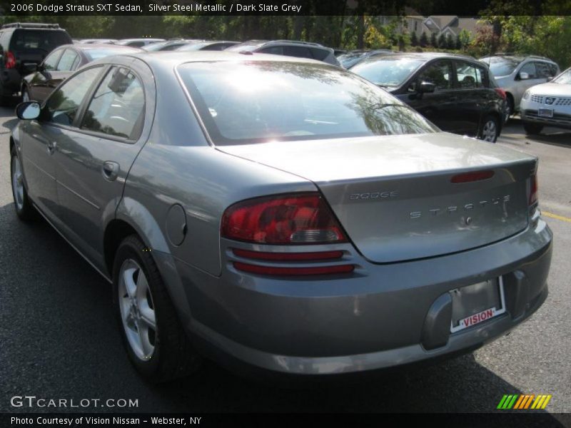 Silver Steel Metallic / Dark Slate Grey 2006 Dodge Stratus SXT Sedan
