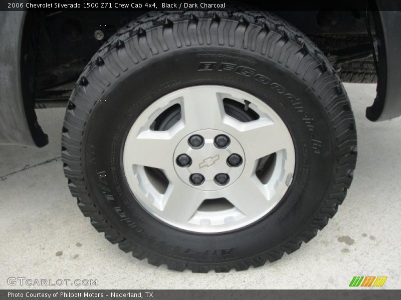 Black / Dark Charcoal 2006 Chevrolet Silverado 1500 Z71 Crew Cab 4x4