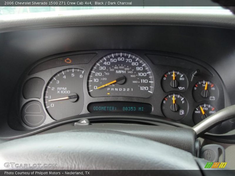 Black / Dark Charcoal 2006 Chevrolet Silverado 1500 Z71 Crew Cab 4x4