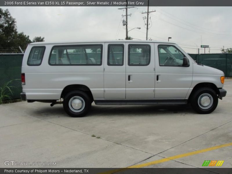 Silver Metallic / Medium Flint Grey 2006 Ford E Series Van E350 XL 15 Passenger