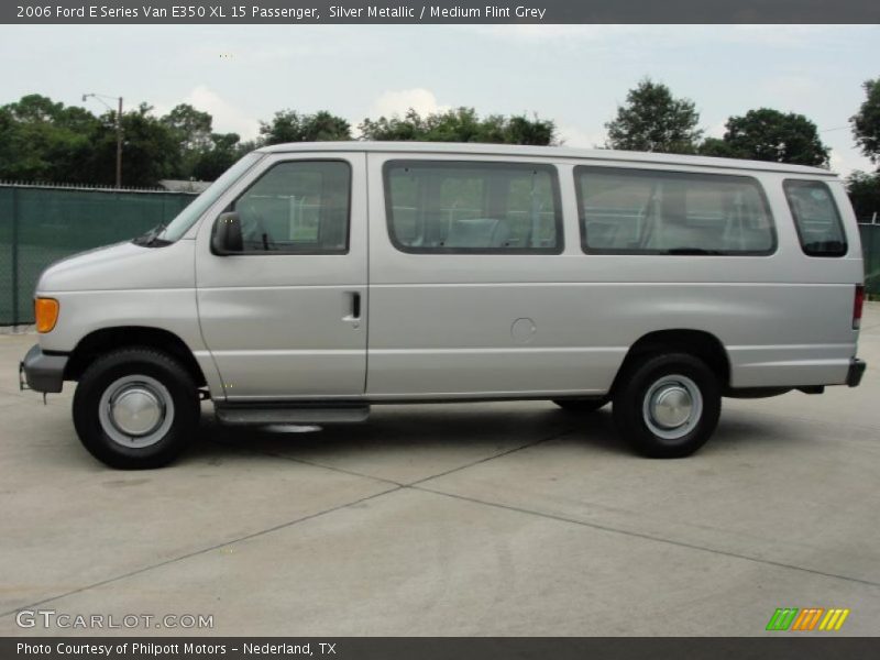 Silver Metallic / Medium Flint Grey 2006 Ford E Series Van E350 XL 15 Passenger