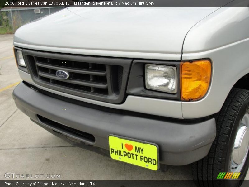 Silver Metallic / Medium Flint Grey 2006 Ford E Series Van E350 XL 15 Passenger