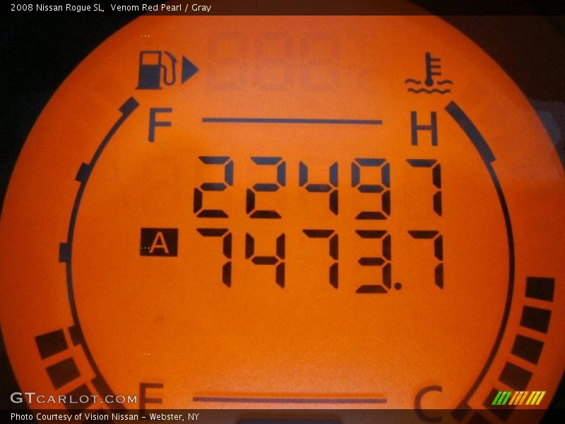 Venom Red Pearl / Gray 2008 Nissan Rogue SL