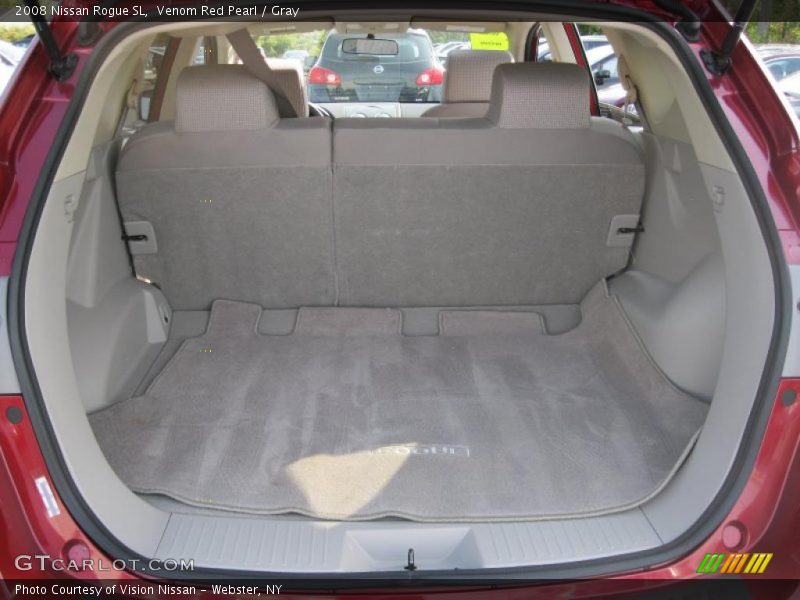 Venom Red Pearl / Gray 2008 Nissan Rogue SL