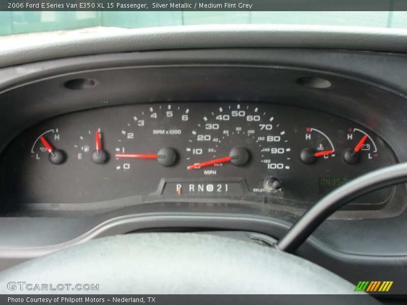Silver Metallic / Medium Flint Grey 2006 Ford E Series Van E350 XL 15 Passenger