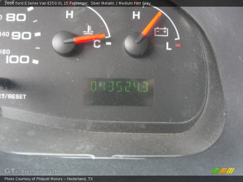 Silver Metallic / Medium Flint Grey 2006 Ford E Series Van E350 XL 15 Passenger