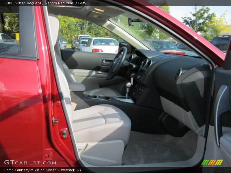 Venom Red Pearl / Gray 2008 Nissan Rogue SL
