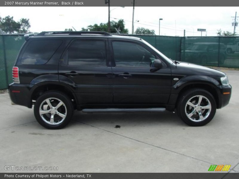 Black / Black 2007 Mercury Mariner Premier