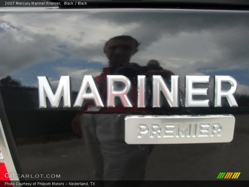 Black / Black 2007 Mercury Mariner Premier