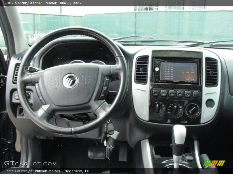 Black / Black 2007 Mercury Mariner Premier